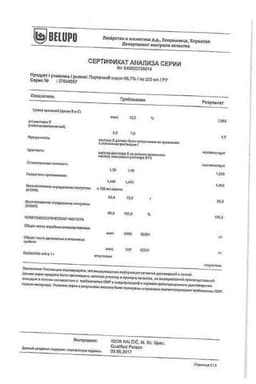 Сертификат Порталак сироп 250 мл