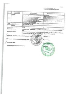 Сертификат Флюкостат 50 мг капсулы 7 шт