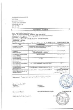 Сертификат Крайнон 90 мг/доза гель вагинальный 15 шт