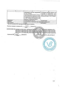Сертификат Пантокальцин 500 мг таблетки 50 шт