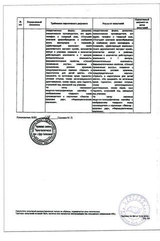 Сертификат Гинкоум капсулы 40 мг 30 шт