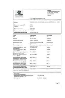 Сертификат Трилептал 60 мг/мл суспензия для приема внутрь 100 мл