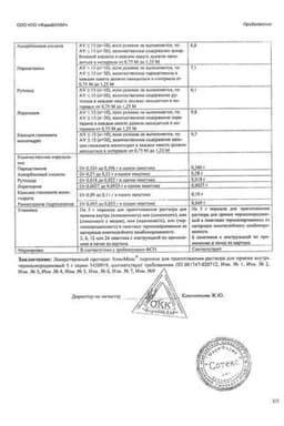 Сертификат АнвиМакс порошок для приготовления раствора Черная смородина 6 шт