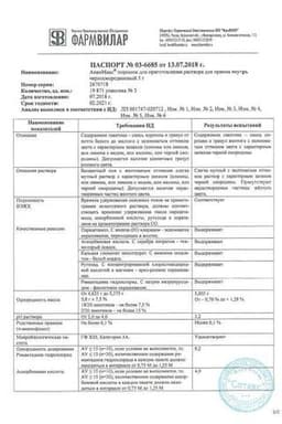 Сертификат АнвиМакс порошок для приготовления раствора Черная смородина 3 шт