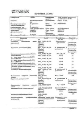 Сертификат Визин Алерджи 0,05% капли глазные 4 мл