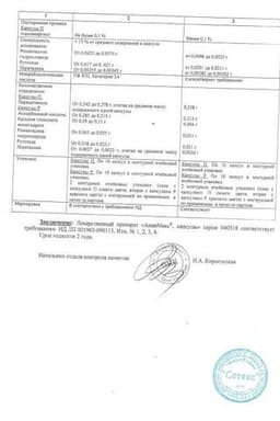 Сертификат АнвиМакс капсулы двух видов 20 шт