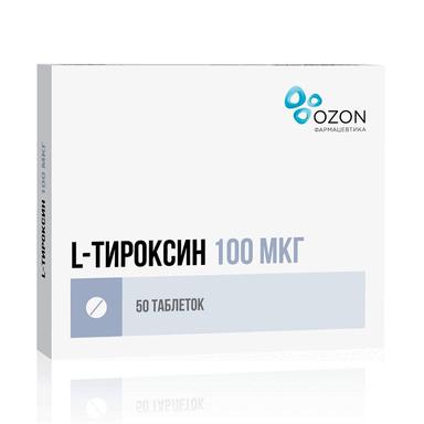 Л-тироксин 100 таб.100мкг №50