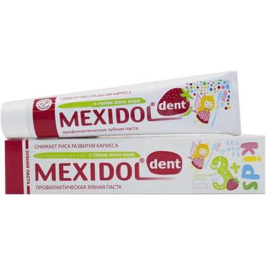 Зубная паста Мексидол Дент Кидс для детей с 3-х лет 45г