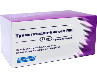 Триметазидин-Биоком МВ таб.с модиф.высвоб.п.о.35мг №120