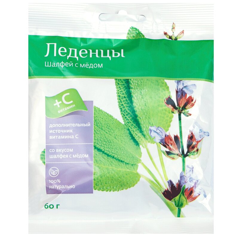 PL Леденцы с витамином С Шалфей-Мед 60 г купить в аптеке, цена в ...
