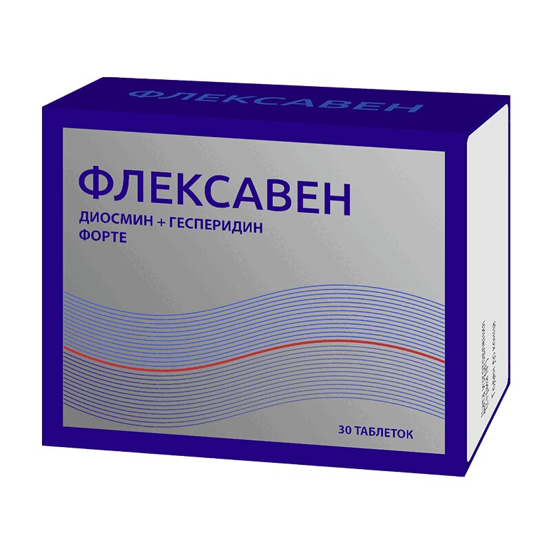 Флексавен Форте 1240 мг таблетки 30 шт купить в аптеке, цена в Москве ...