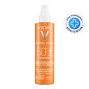 Vichy Capital Soleil Спрей-флюид солнцезащитный легкий SPF 50+ 200 мл