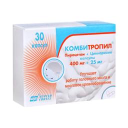 Комбитропил 400 мг+25 мг капсулы 30 шт