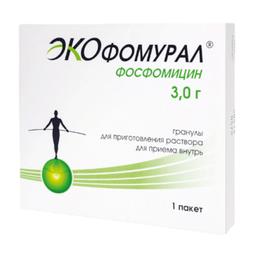 Экофомурал 3 г гранулы для приготовления раствора для приема внутрь пакетик 8 г
