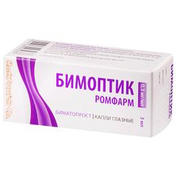 Бимоптик Ромфарм 0,3 мг/мл капли глазные 3 мл