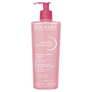 Bioderma Sensibio Гель мицеллярный очищающий для чувствительной кожи лица 500 мл