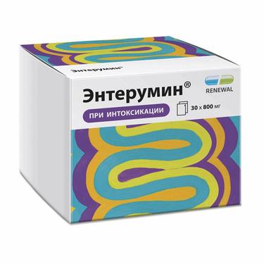 Энтерумин 800 мг порошок для приготовления суспензии 30 шт