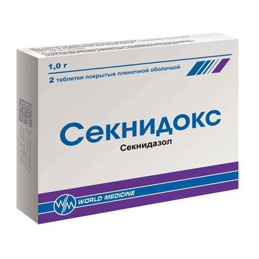Секнидокс 1 г таблетки 2 шт