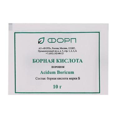 Борная кислота порошок антисептический 10 г