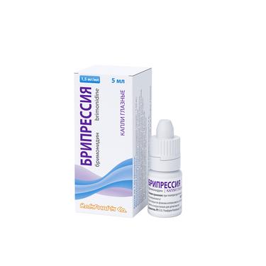 Брипрессия 1,5 мг/мл капли глазные 5 мл