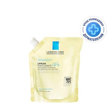 La Roche-Posay Lipikar AP+ Масло для ванны и душа смягчающее для сухой кожи детей и взрослых сменный блок 400 мл 