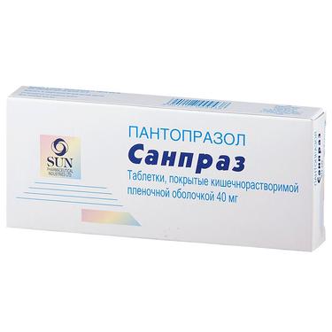 Санпраз 40 мг таблетки 30 шт