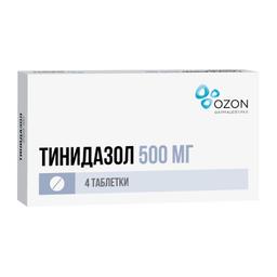 Тинидазол 500 мг таблетки 4 шт