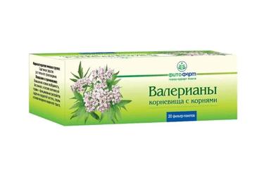 Валерианы корневища с корнями ф/фильтр-пакет 1,5 г 20 шт