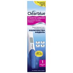 Clearblue Тест на беременность струйный цифровой с индикатором срока 1 шт