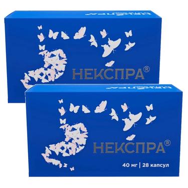 Набор 2Х Некспра 40 мг капсулы 28 шт