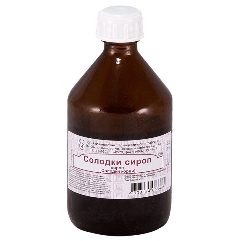 Солодки сироп 100 г 1 шт