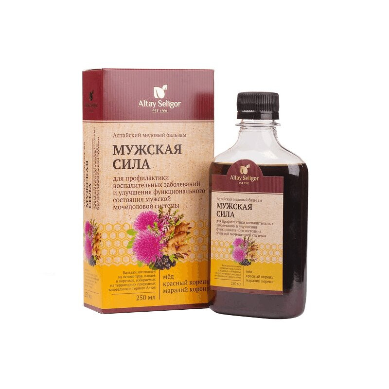 Алтай-Селигор Алтайский медовый бальзам Мужская Сила 250 мл