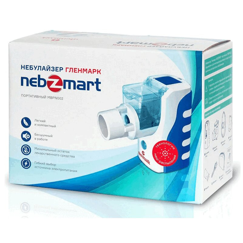 Гленмарк Небулайзер портативный Nebzmart MBPN002