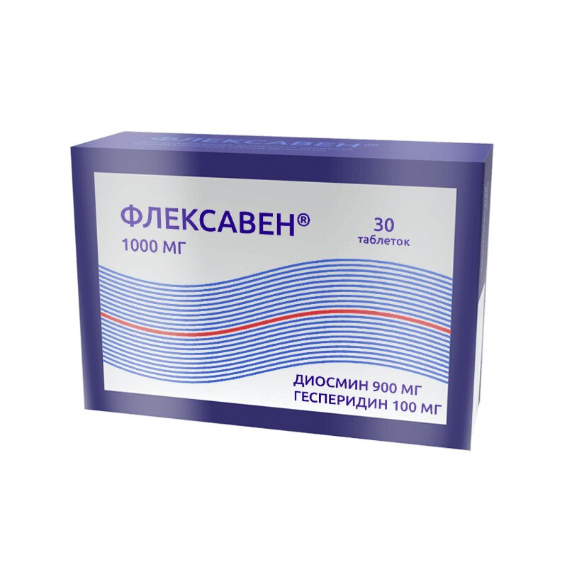Флексавен 1000 мг таблетки 30 шт