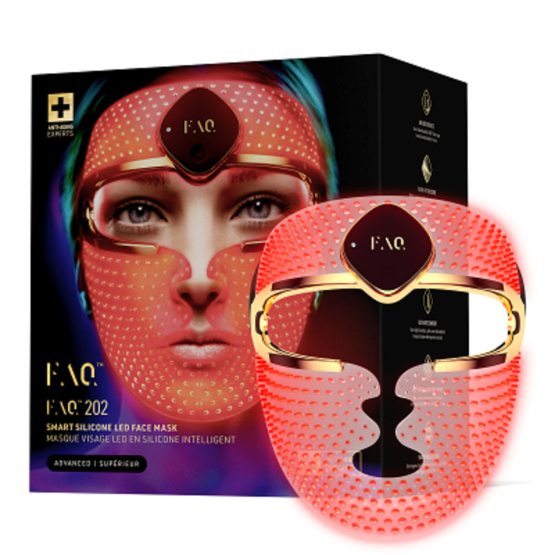 Foreo FAQ 202 LED-Маска для лица ультралегкая с 7 типами света и инфракрасным светом