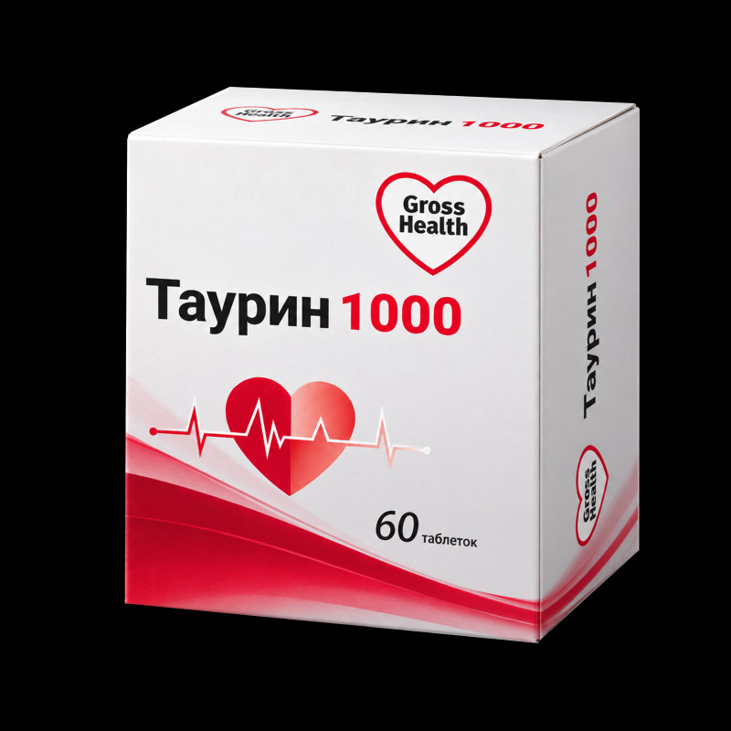 Gross Health Таурин 1000 таблетки 60 шт