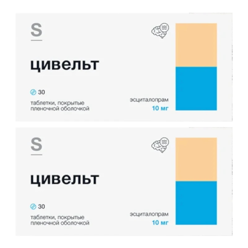 Набор 2Х Цивельт 10 мг таблетки 30 шт