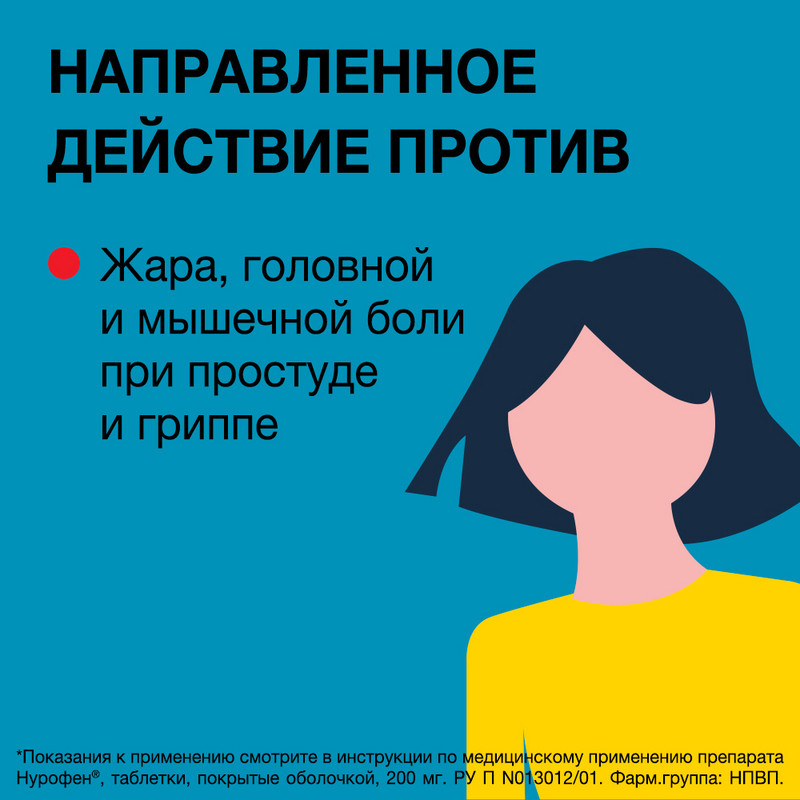 Нурофен 200 мг таблетки 10 шт