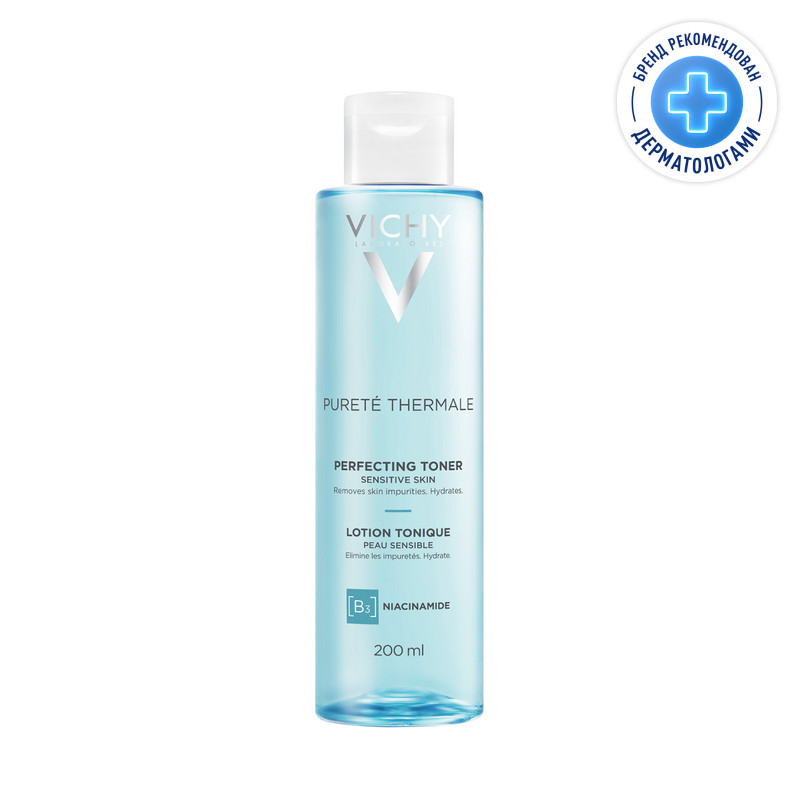 Vichy Purete Thermale Тоник для чувствительной кожи лица и глаз 200 мл