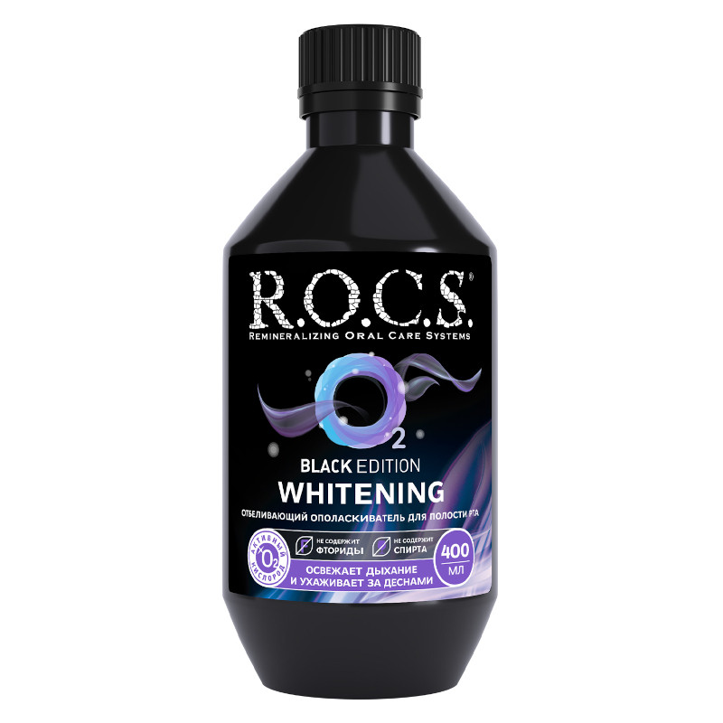 R.O.C.S. Black Edition Ополаскиватель для полости рта 400 мл