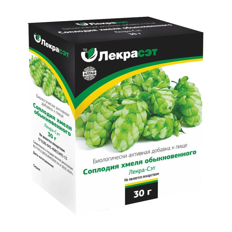 Хмель соплодия фиточай 30 г