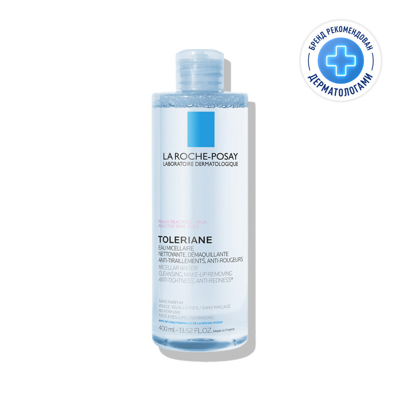 La Roche-Posay Toleriane Вода мицеллярная для чувствительной склонной к аллергии кожи 400 мл