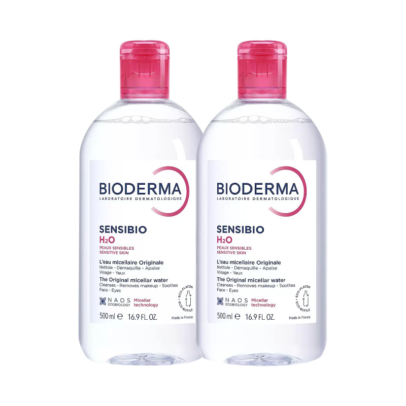 Bioderma Sensibio Набор мицеллярной воды для нормальной и чувствительной кожи 500 мл 2 шт