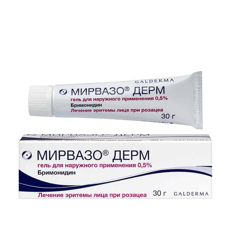 Мирвазо Дерм 0,5% гель для наружного применения 30 г