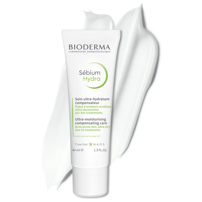 Bioderma Sebium Hydra Крем увлажняющий для пересушенной кожи с воспалениями 40 мл