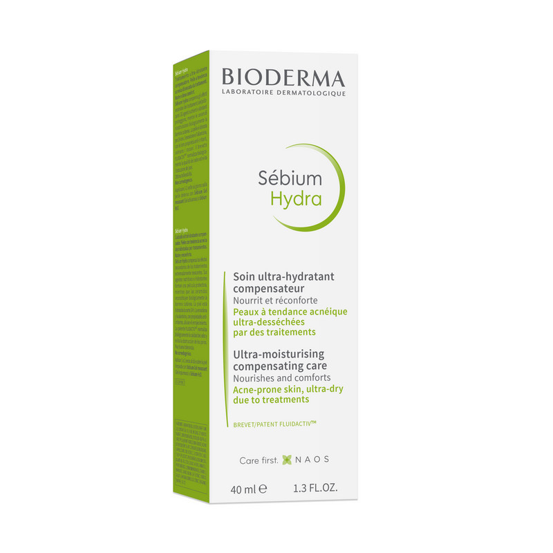 Bioderma Sebium Hydra Крем увлажняющий для пересушенной кожи с воспалениями 40 мл