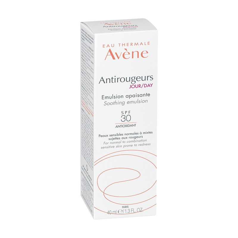 Avene Antirougeurs Эмульсия для лица дневная увлажняющая SPF 30 для лица и шеи 40 мл