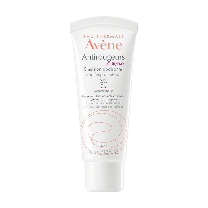 Avene Antirougeurs Эмульсия для лица дневная увлажняющая SPF 30 для лица и шеи 40 мл