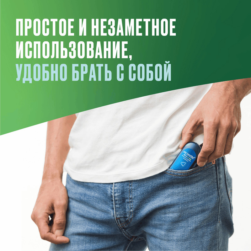 Никоретте 4 мг таблетки для рассасывания Мята 20 шт