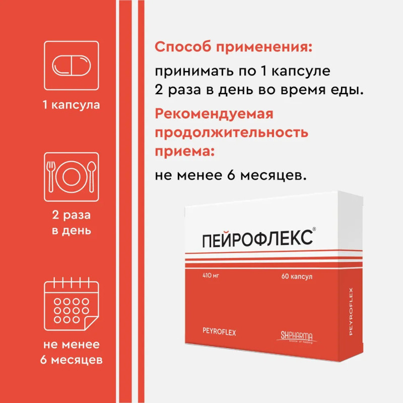 Пейрофлекс капсулы 60 шт